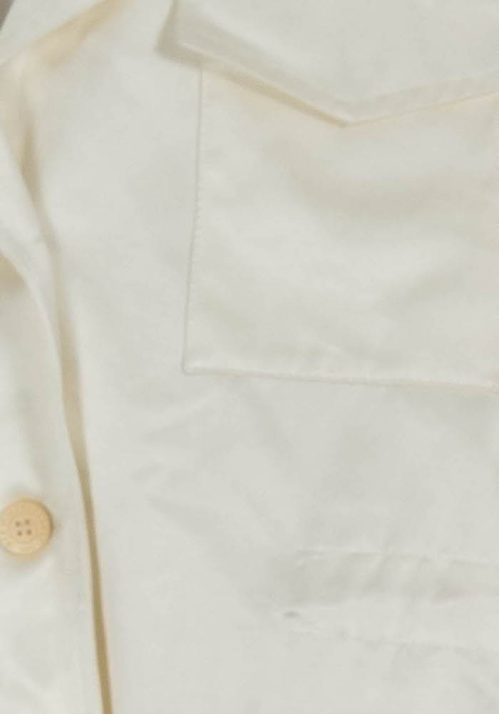 Veste Saharienne Blanche - Taille M/38 de la marque Ines de la Fressange Paris | PARAD76278 - Vendu par Paradigme - Image 3