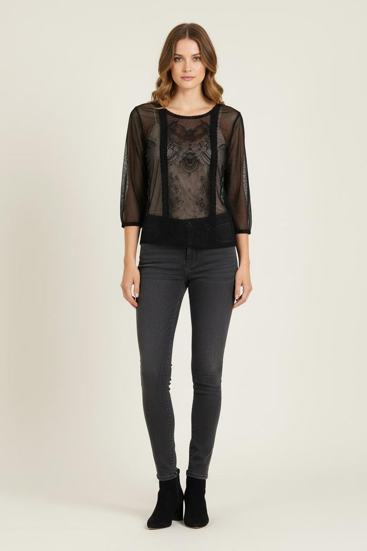 Blouse Noire - Taille XXL/44 de la marque ZAPA | PARAD76280 - Vendu par Paradigme - Image 1