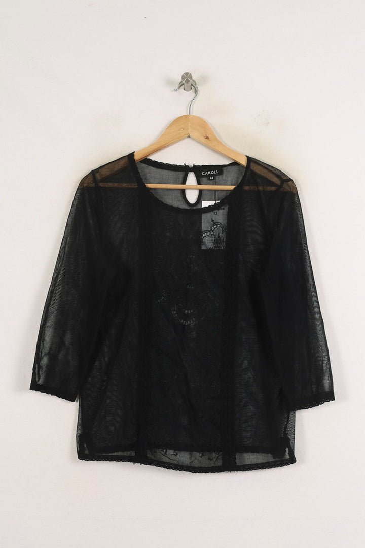 Blouse Noire - Taille XXL/44 de la marque ZAPA | PARAD76280 - Vendu par Paradigme - Image 2