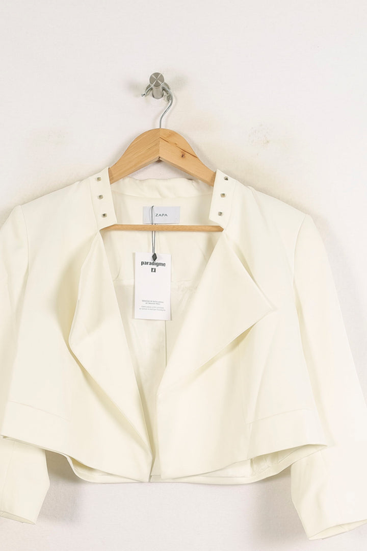 Veste Blanche - Taille XXL/44 de la marque ZAPA | PARAD76283 - Vendu par Paradigme - Image 2