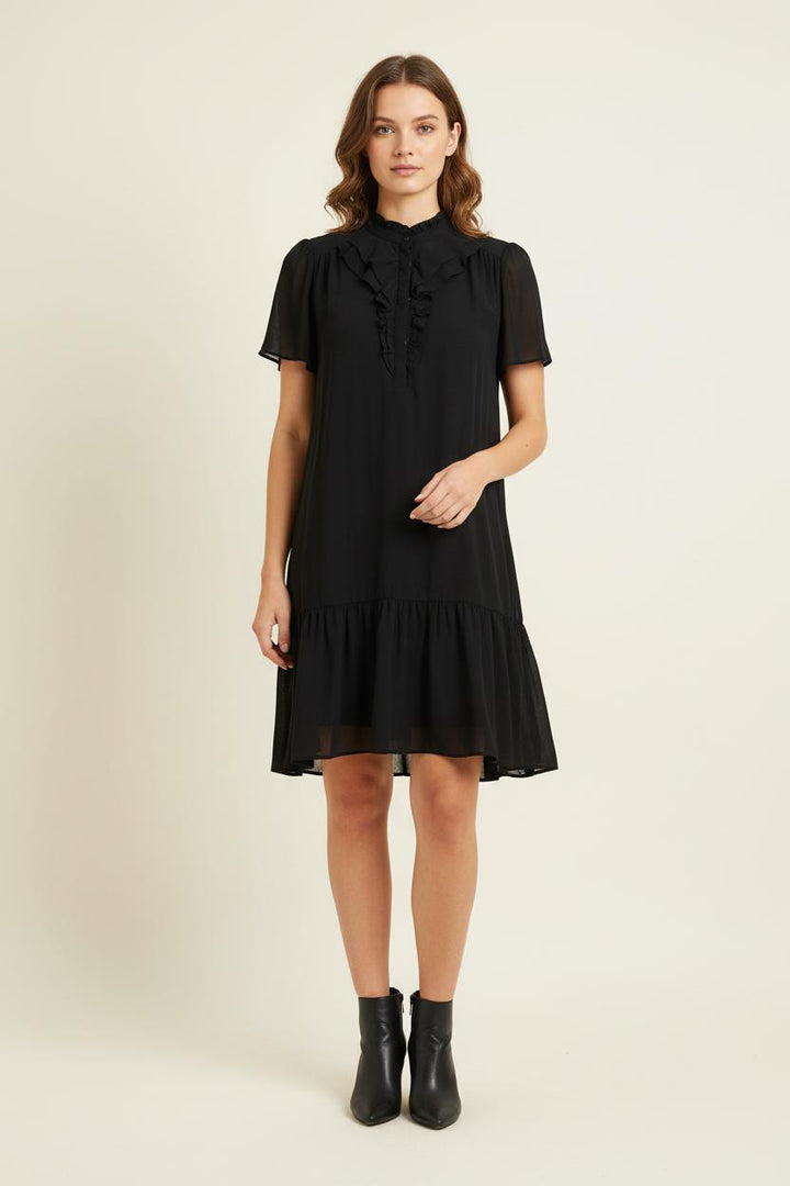 Robe Courte Noire - Taille S/36 de la marque IKKS | PARAD76291 - Vendu par Paradigme - Image 1