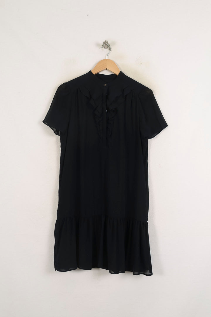 Robe Courte Noire - Taille S/36 de la marque IKKS | PARAD76291 - Vendu par Paradigme - Image 2