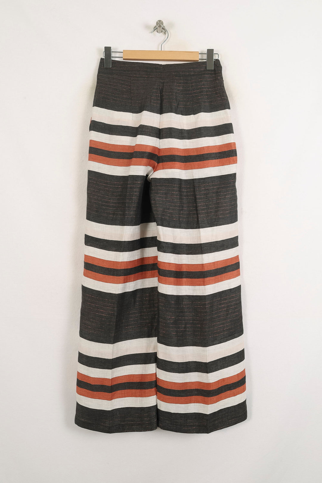 Pantalon Large Noir Blanc et Marron - Taille S/36 de la marque Imprevu | PARAD76304 - Vendu par Paradigme - Image 4