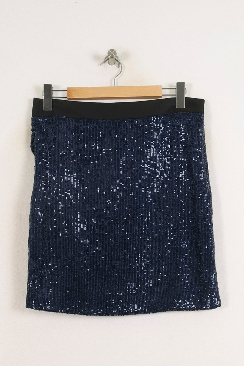 Jupe Pailletée Bleue - Taille XL/42 de la marque Imprevu | PARAD76312 - Vendu par Paradigme - Image 2