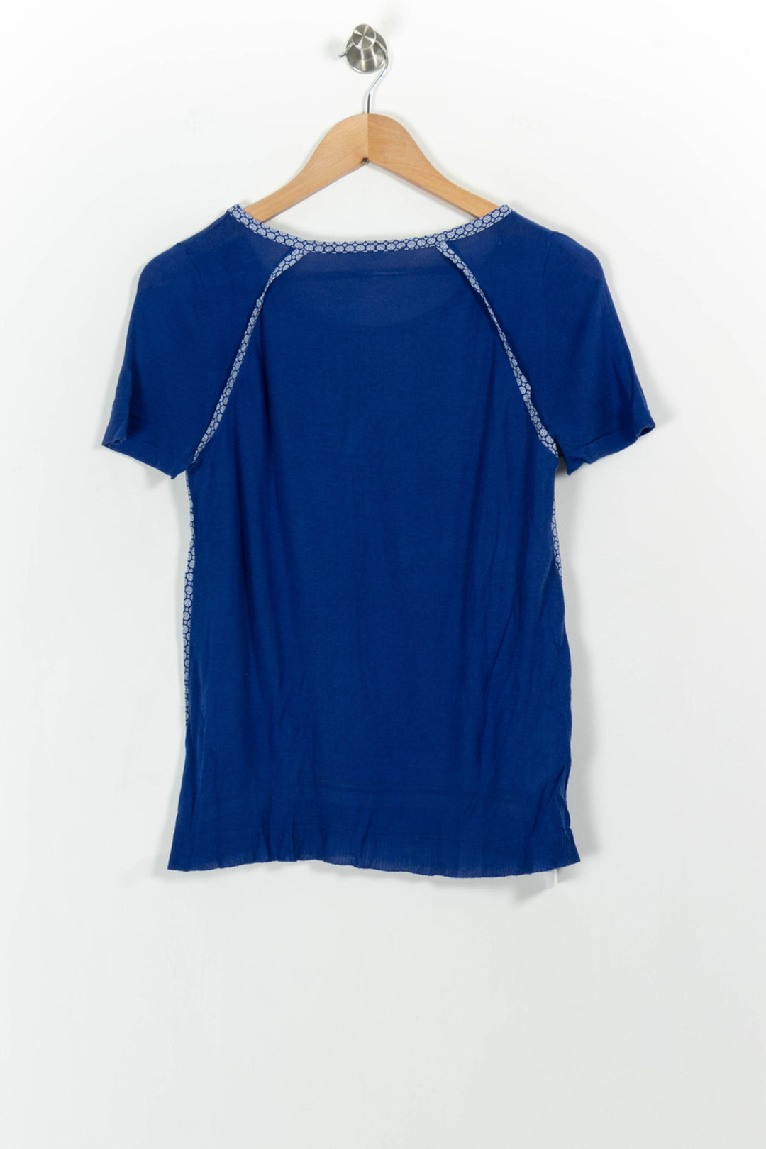 Tee-shirt Bleu et Blanc - Taille L/40 de la marque Comptoir des Cotonniers | PARAD76320 - Vendu par Paradigme - Image 4