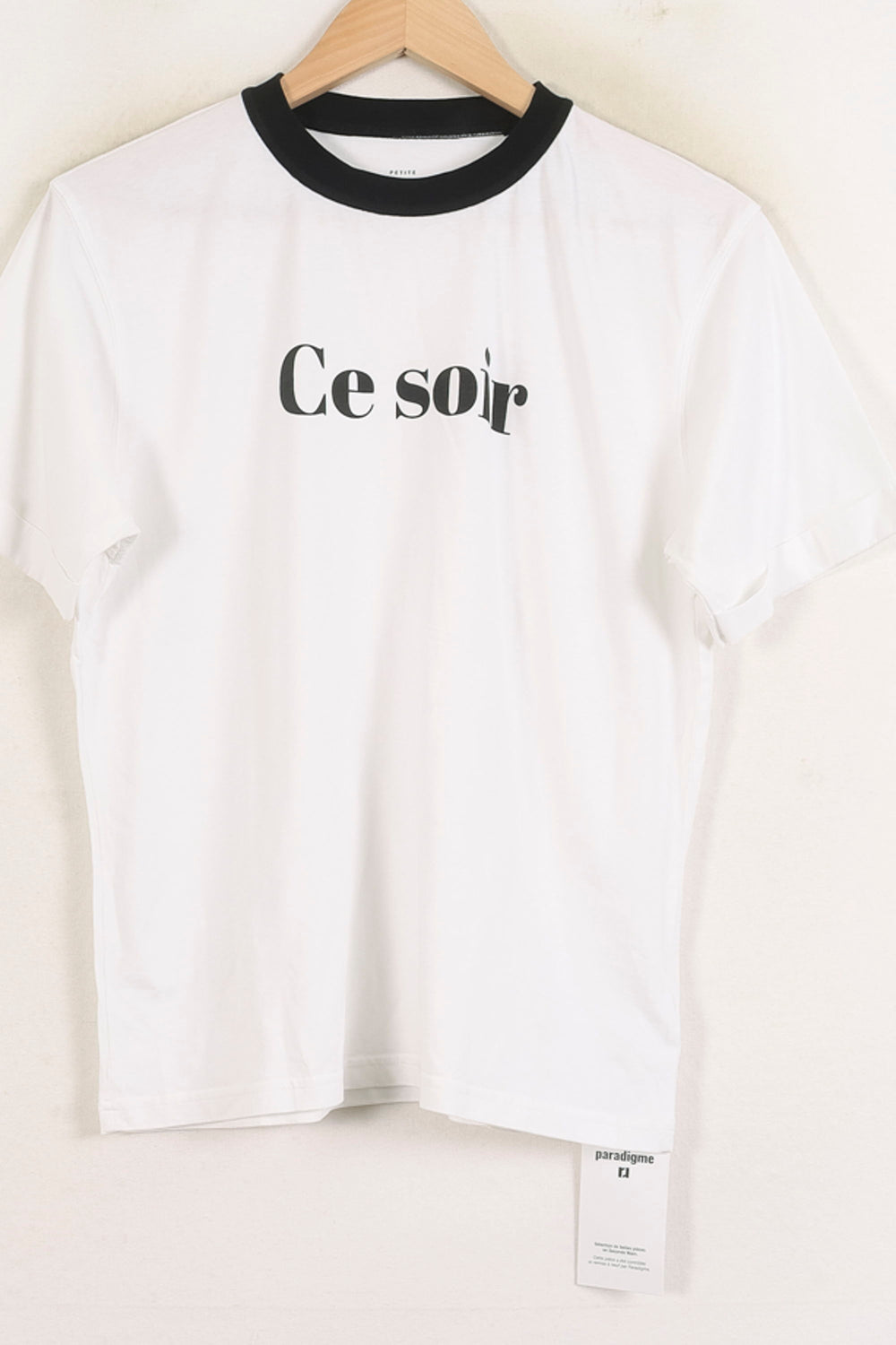 T-shirt Blanc et Noir - Taille M/38 de la marque Petite Mendigote | PARAD76325 - Vendu par Paradigme - Image 2