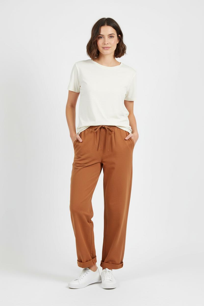 Pantalon Large Orange - Taille XS/34 de la marque Grace & Mila | PARAD76340 - Vendu par Paradigme - Image 1