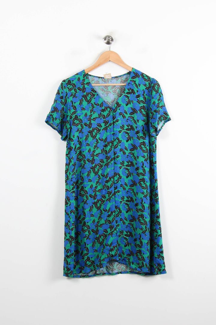 Robe Courte Bleue et Verte - Taille S/36 de la marque Karl Marc John | PARAD76343 - Vendu par Paradigme - Image 2