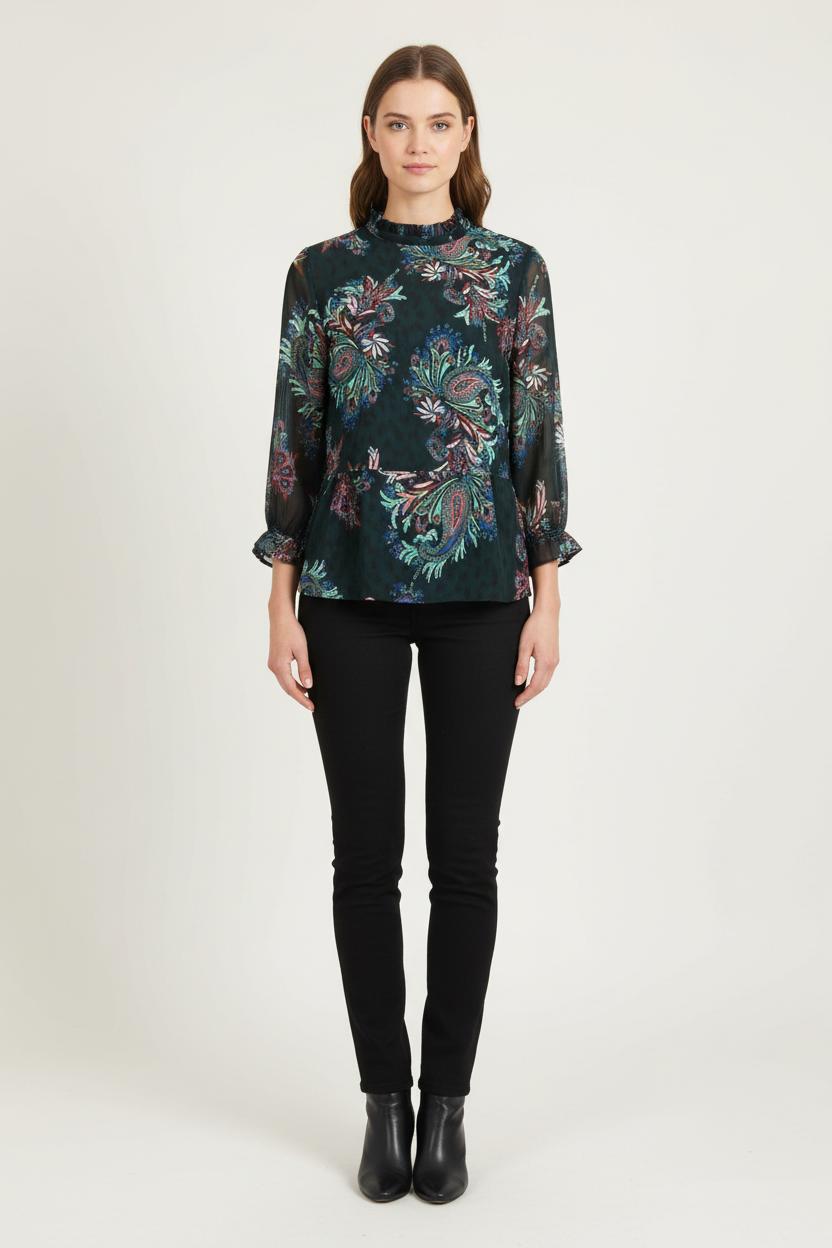 Blouse Verte - Taille S/36 de la marque One Step | PARAD76344 - Vendu par Paradigme - Image 1