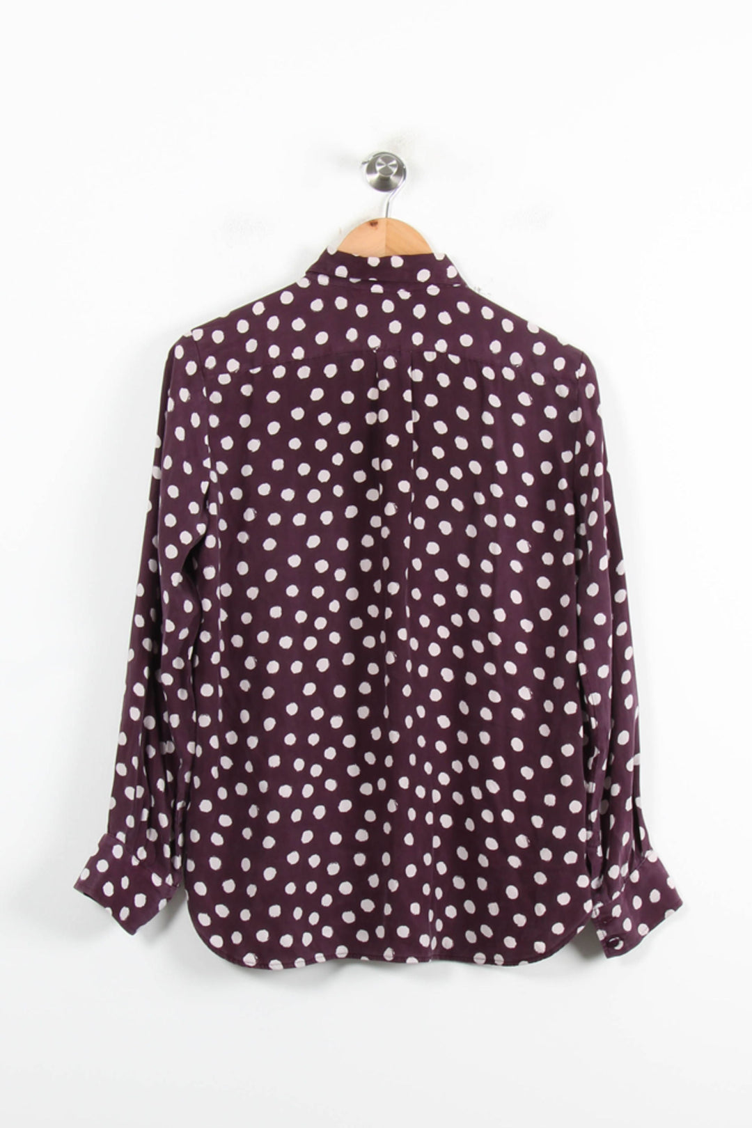 Chemise à Pois Violette et Blanche - Taille L/40 de la marque Comptoir des Cotonniers | PARAD76351 - Vendu par Paradigme - Image 4
