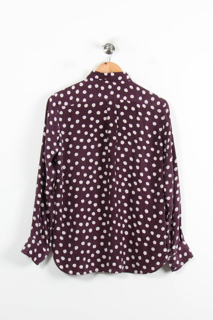 Chemise à Pois Violette et Blanche - Taille L/40 de la marque Comptoir des Cotonniers | PARAD76351 - Vendu par Paradigme - Image 4