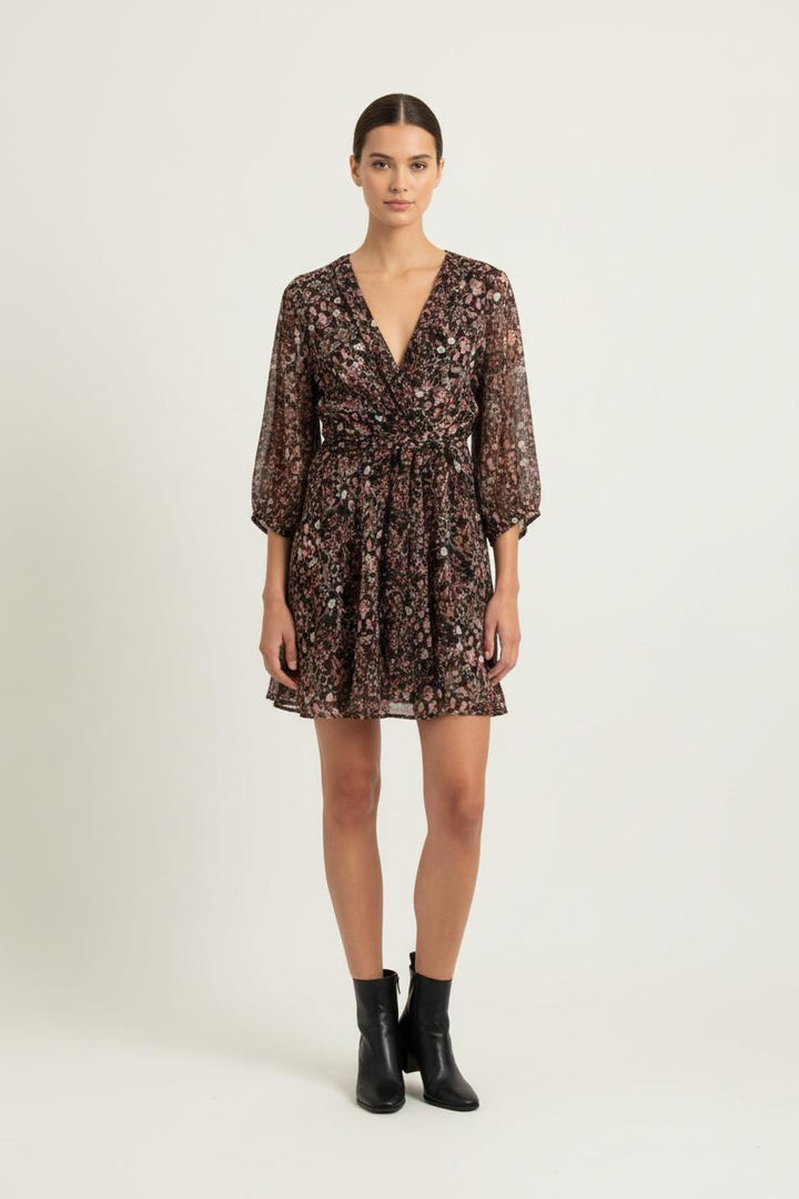 Robe Portefeuille Multicolore - Taille XL/42 de la marque IKKS | PARAD76375 - Vendu par Paradigme - Image 1