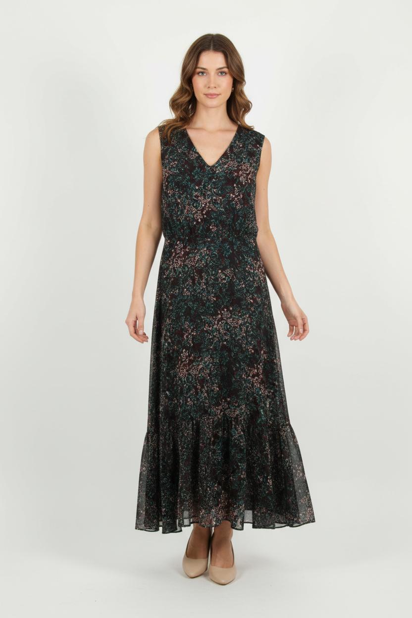 Robe Longue Multicolore - Taille XL/42 de la marque IKKS | PARAD76378 - Vendu par Paradigme - Image 1