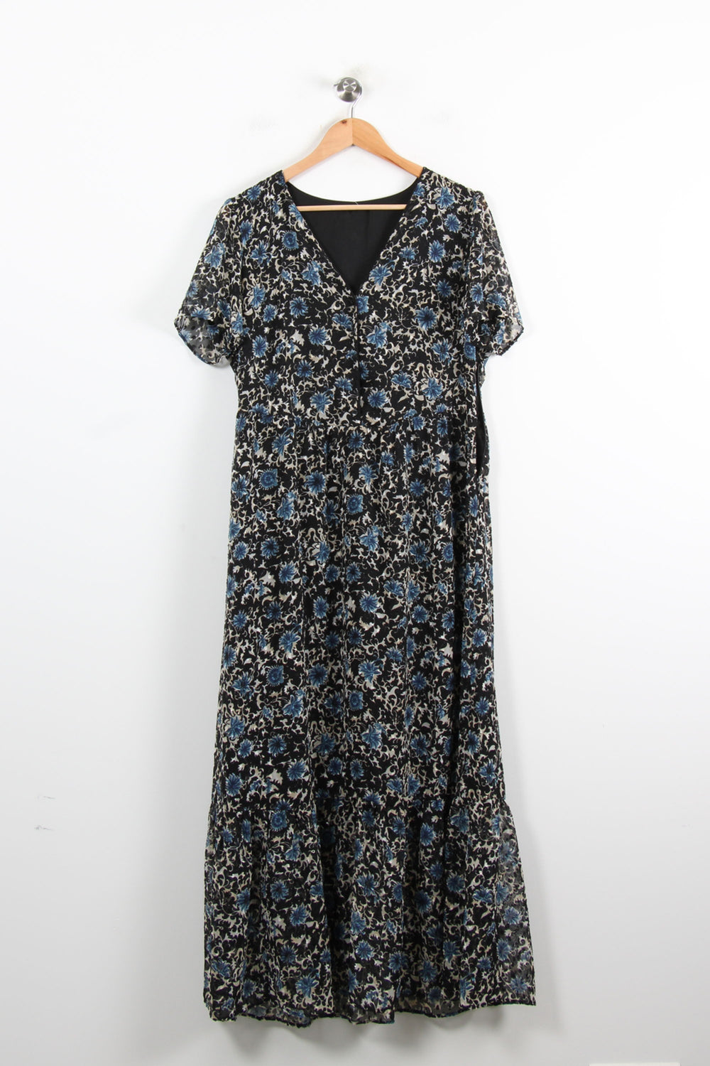 Robe Longue Noire et Bleue - Taille XL/42 de la marque IKKS | PARAD76379 - Vendu par Paradigme - Image 2