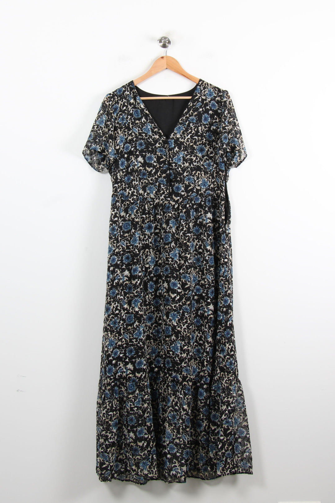 Robe Longue Noire et Bleue - Taille XL/42 de la marque IKKS | PARAD76379 - Vendu par Paradigme - Image 2