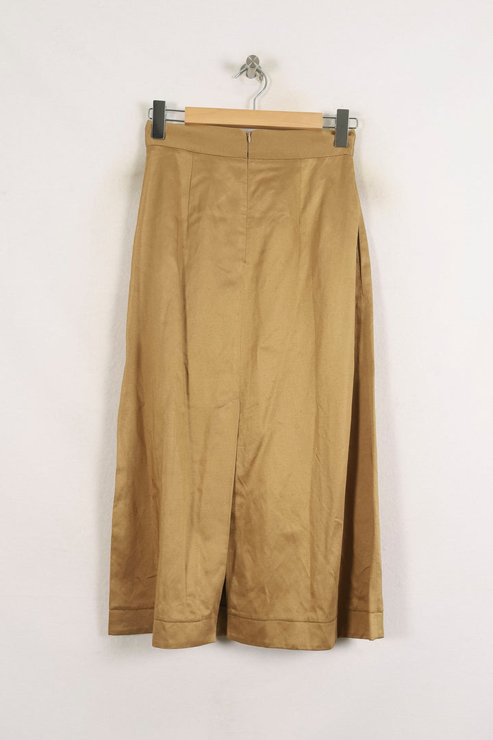 Jupe Longue Beige - Taille S/36 de la marque Ines de la Fressange Paris | PARAD76381 - Vendu par Paradigme - Image 4