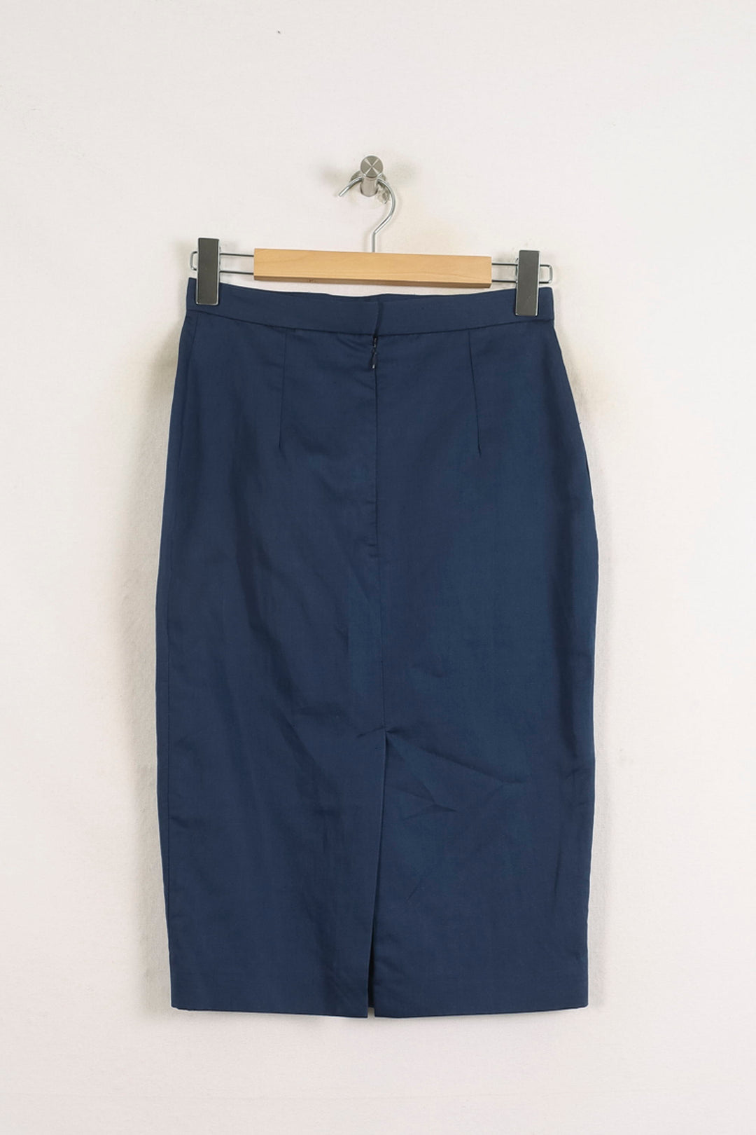 Jupe Crayon Bleue - Taille S/36 de la marque Ines de la Fressange Paris | PARAD76382 - Vendu par Paradigme - Image 4