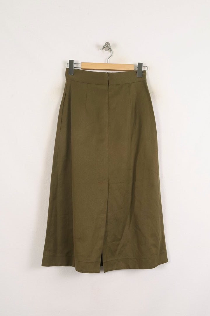 Jupe Longue Verte - Taille S/36 de la marque Ines de la Fressange Paris | PARAD76383 - Vendu par Paradigme - Image 4