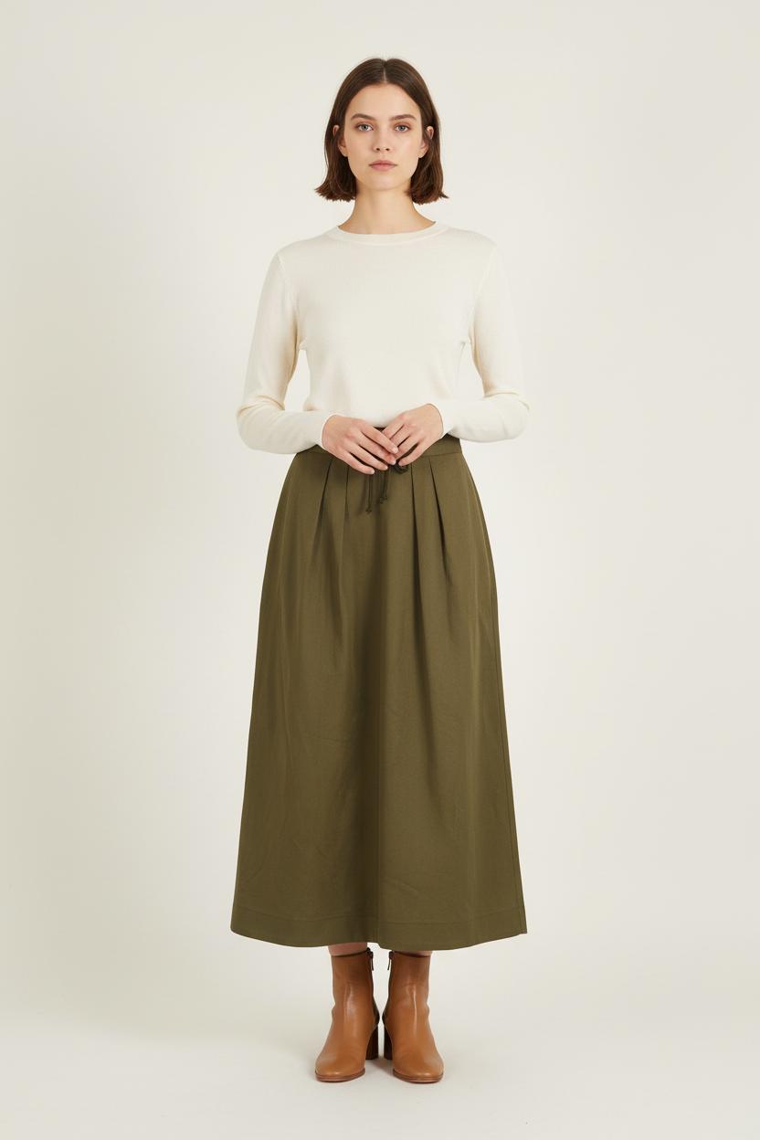 Jupe Longue Verte - Taille S/36 de la marque Ines de la Fressange Paris | PARAD76383 - Vendu par Paradigme - Image 1