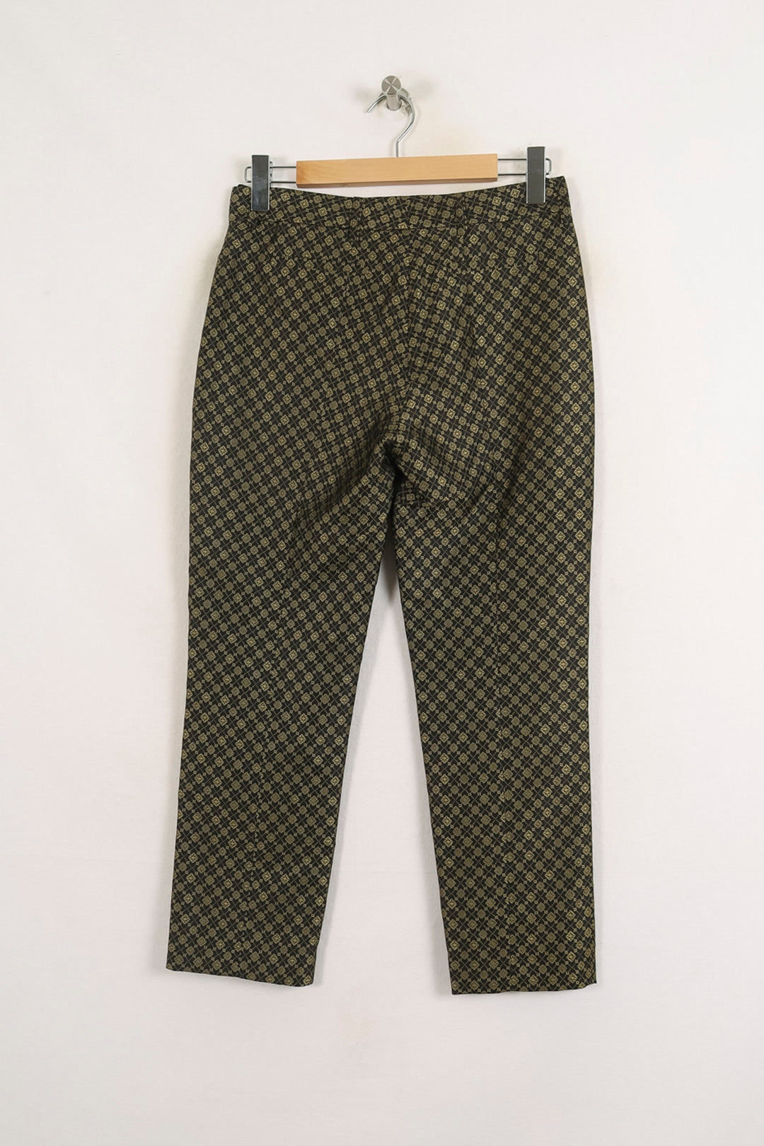 Pantalon Imprimé Vert et Noir - Taille S/36 de la marque Ines de la Fressange Paris | PARAD76387 - Vendu par Paradigme - Image 4