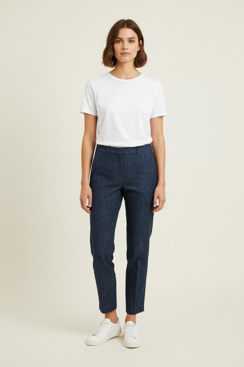 Pantalon Ville Bleu - Taille S/36 de la marque Ines de la Fressange Paris | PARAD76389 - Vendu par Paradigme - Image 1