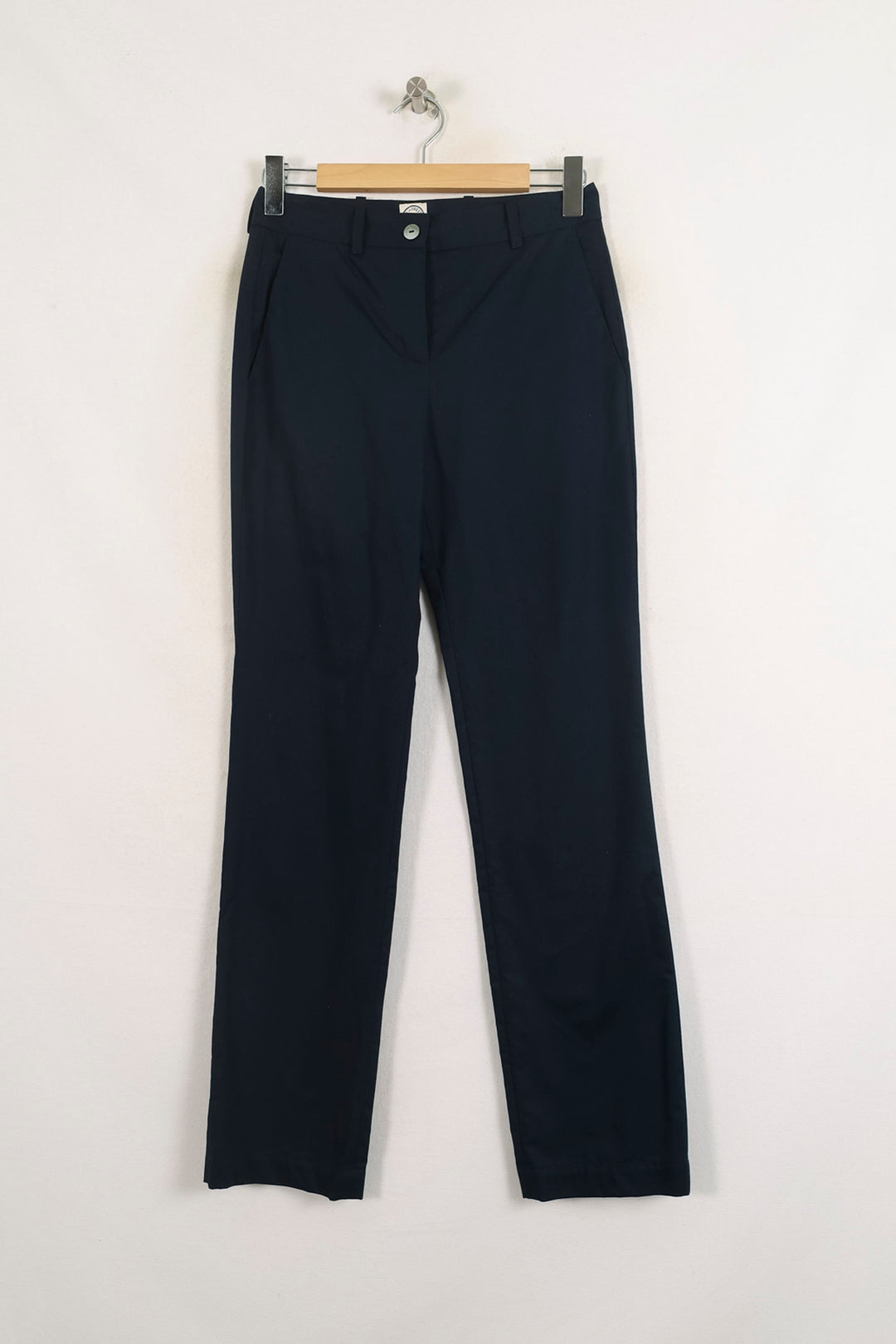 Pantalon Droit Bleu - Taille S/36 de la marque Ines de la Fressange Paris | PARAD76390 - Vendu par Paradigme - Image 2
