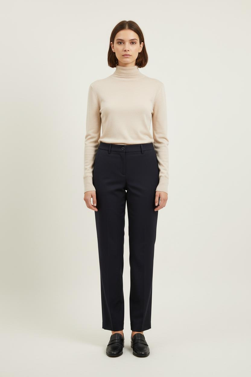 Pantalon Droit Bleu - Taille S/36 de la marque Ines de la Fressange Paris | PARAD76391 - Vendu par Paradigme - Image 1