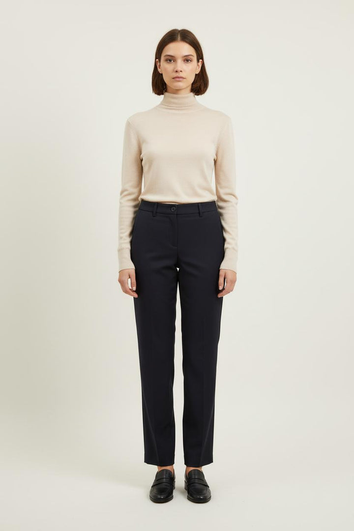 Pantalon Droit Bleu - Taille S/36 de la marque Ines de la Fressange Paris | PARAD76391 - Vendu par Paradigme - Image 1
