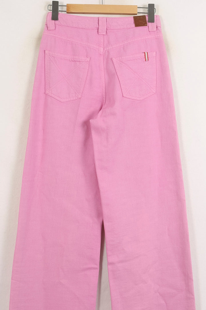 Jean Large Rose - Taille M/38 de la marque Ines de la Fressange Paris | PARAD76402 - Vendu par Paradigme - Image 4