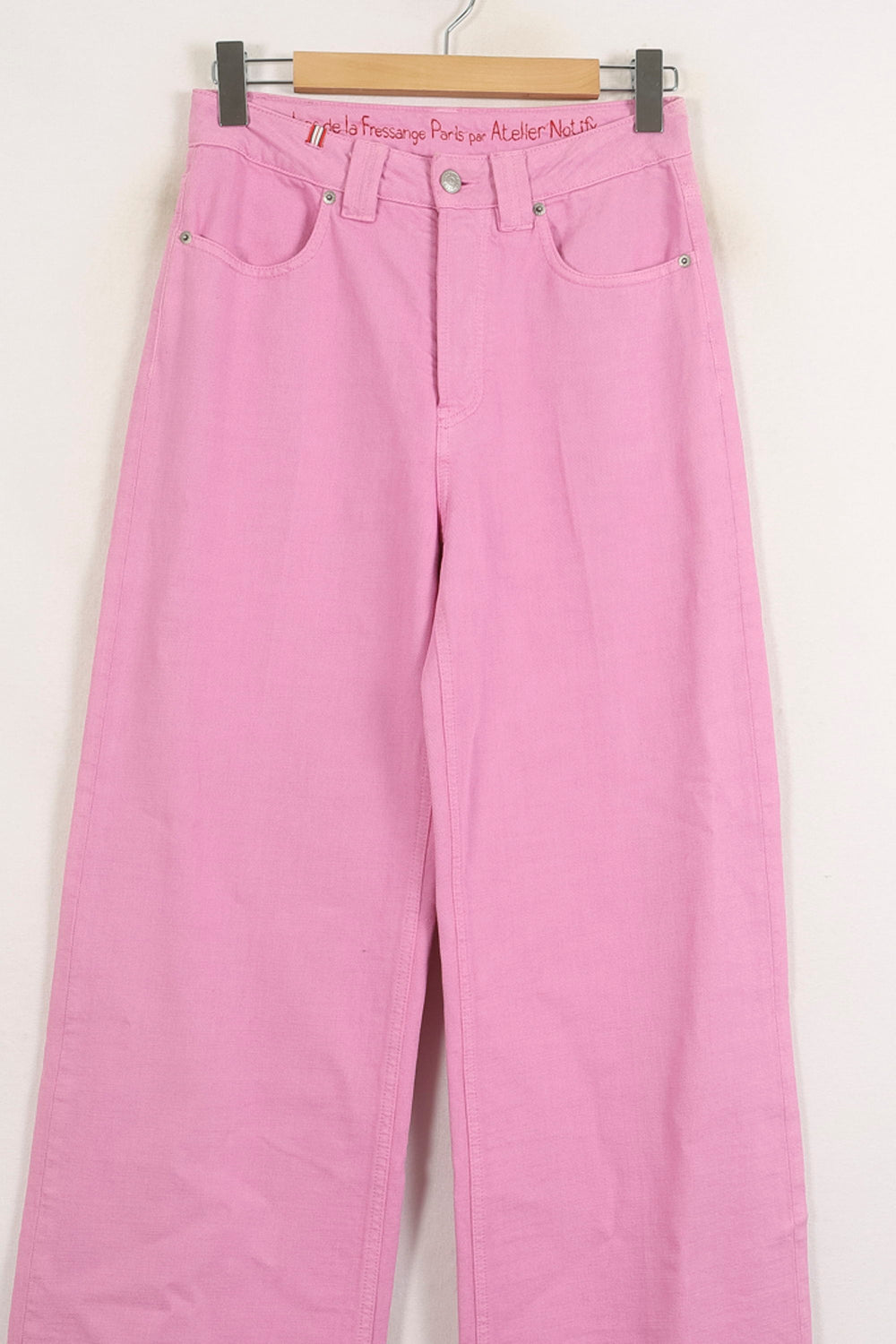 Jean Large Rose - Taille M/38 de la marque Ines de la Fressange Paris | PARAD76402 - Vendu par Paradigme - Image 2