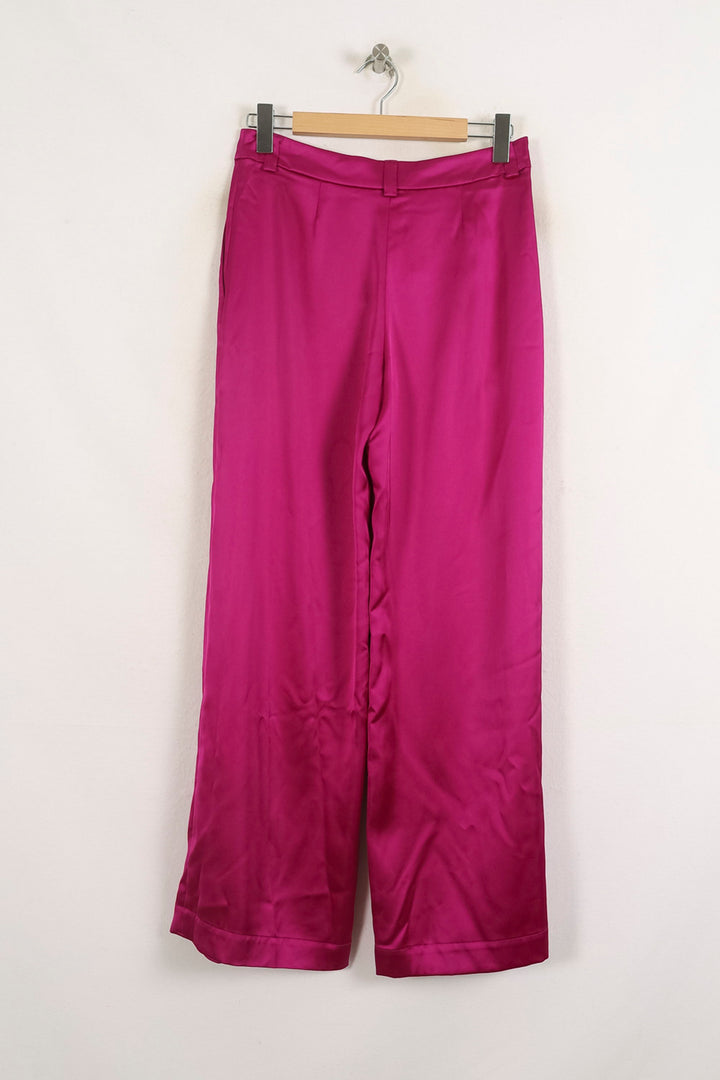 Pantalon Large Violet - Taille M/38 de la marque Ines de la Fressange Paris | PARAD76403 - Vendu par Paradigme - Image 4