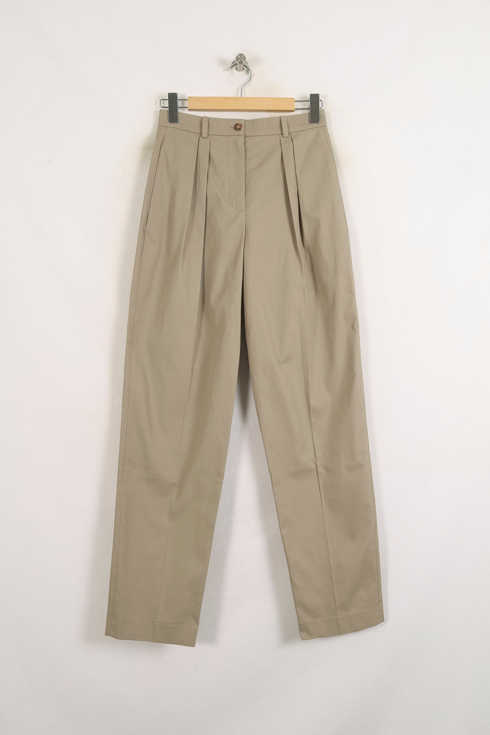 Pantalon Tailleur Beige - Taille M/38 de la marque Ines de la Fressange Paris | PARAD76406 - Vendu par Paradigme - Image 2