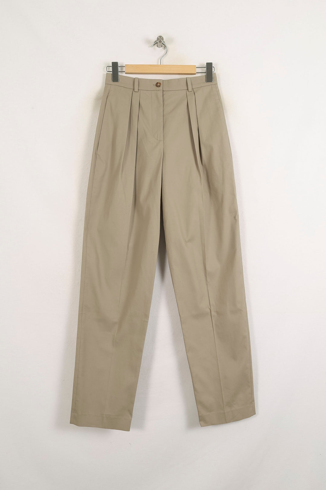 Pantalon Tailleur Beige - Taille M/38 de la marque Ines de la Fressange Paris | PARAD76406 - Vendu par Paradigme - Image 2