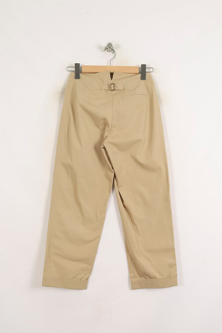 Pantalon Droit Beige - Taille XS/34 de la marque Ines de la Fressange Paris | PARAD76407 - Vendu par Paradigme - Image 4