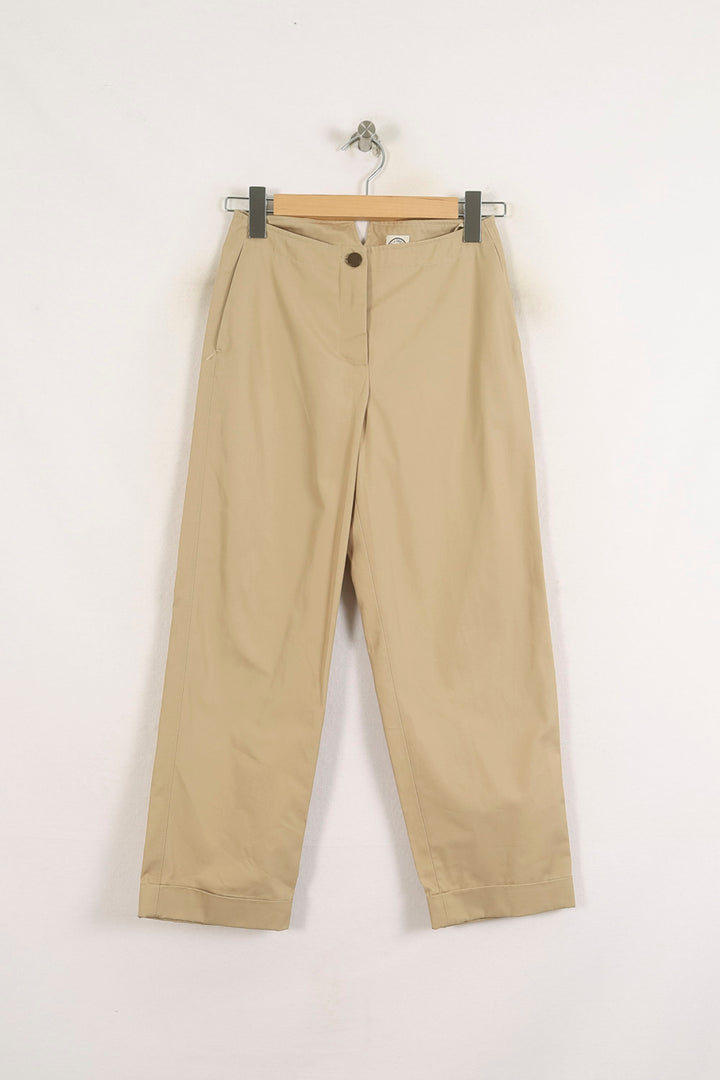 Pantalon Droit Beige - Taille XS/34 de la marque Ines de la Fressange Paris | PARAD76407 - Vendu par Paradigme - Image 2
