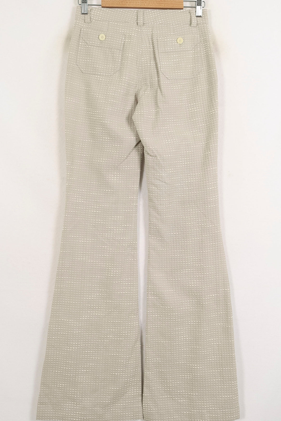 Pantalon Évasé Gris - Taille S/36 de la marque Ines de la Fressange Paris | PARAD76408 - Vendu par Paradigme - Image 4