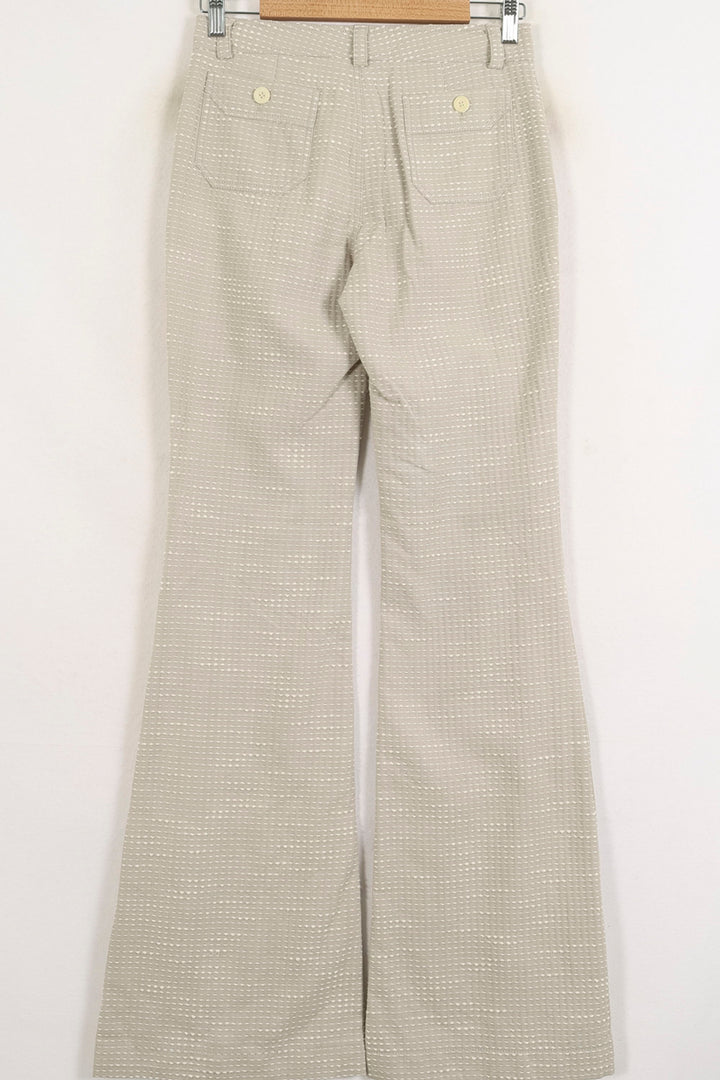 Pantalon Évasé Gris - Taille S/36 de la marque Ines de la Fressange Paris | PARAD76408 - Vendu par Paradigme - Image 4