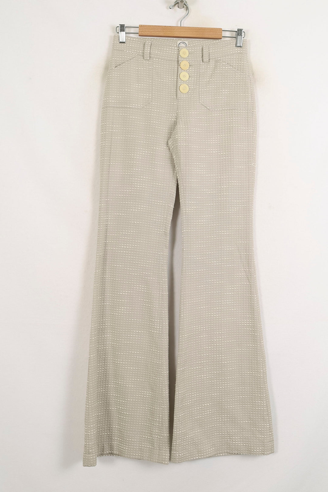 Pantalon Évasé Gris - Taille S/36 de la marque Ines de la Fressange Paris | PARAD76408 - Vendu par Paradigme - Image 2