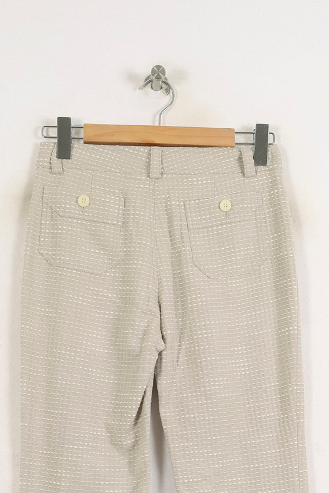 Pantalon Droit Gris - Taille S/36 de la marque Ines de la Fressange Paris | PARAD76409 - Vendu par Paradigme - Image 4