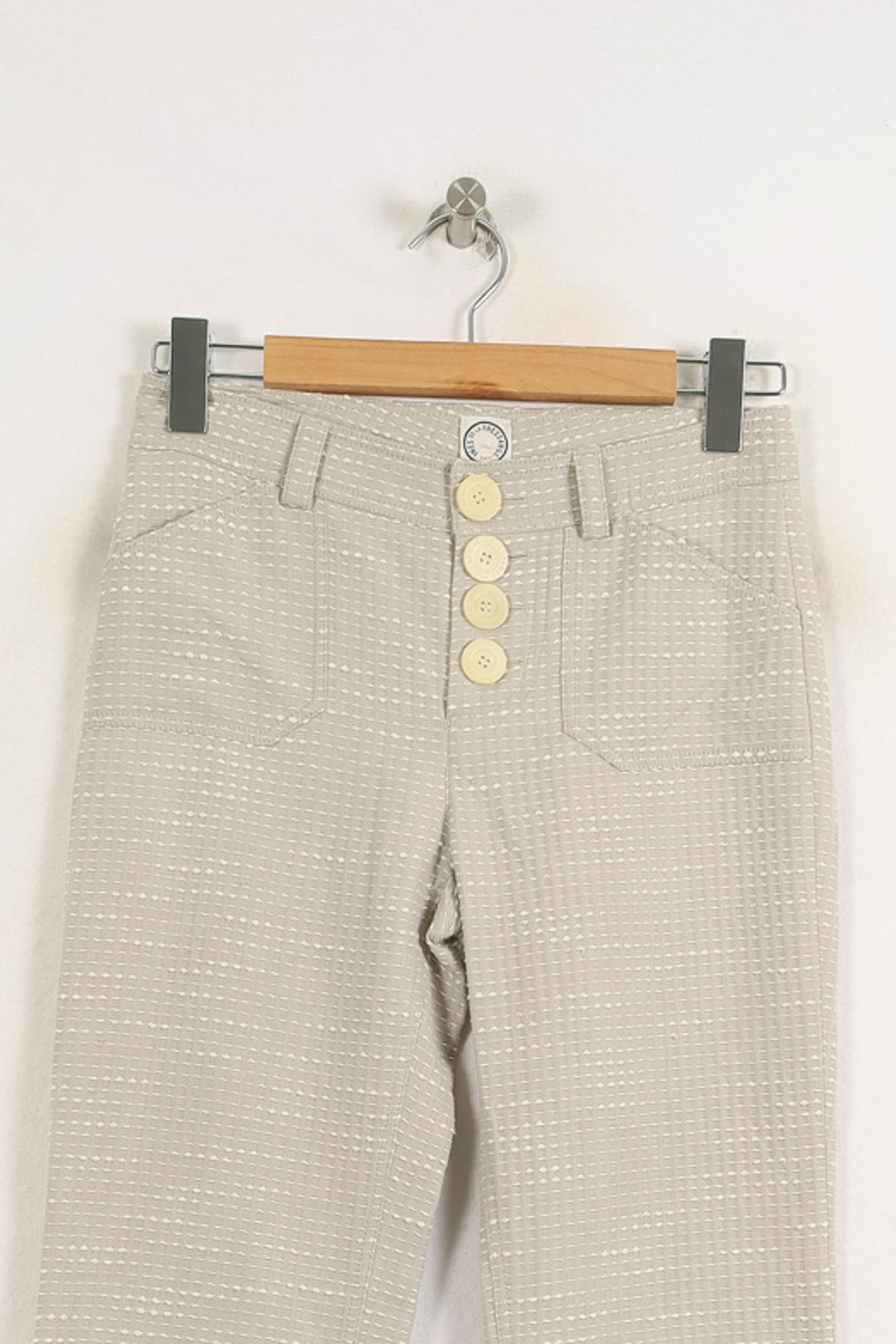 Pantalon Droit Gris - Taille S/36 de la marque Ines de la Fressange Paris | PARAD76409 - Vendu par Paradigme - Image 2