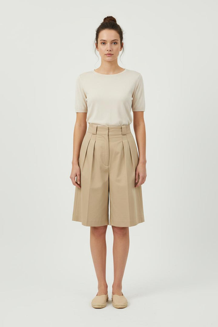 Bermuda Beige - Taille S/36 de la marque Ines de la Fressange Paris | PARAD76412 - Vendu par Paradigme - Image 1