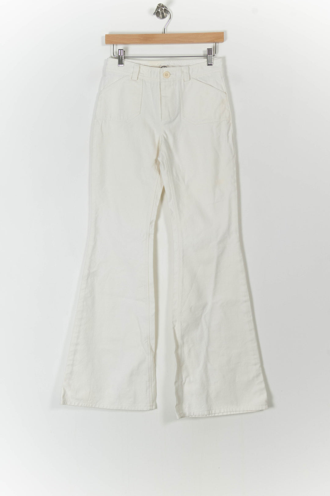 Jean Évasé Blanc - Taille S/36 de la marque Ines de la Fressange Paris | PARAD76413 - Vendu par Paradigme - Image 2