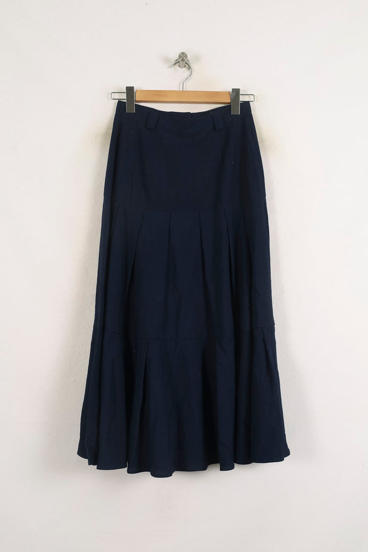 Jupe Longue Bleue - Taille S/36 de la marque Ines de la Fressange Paris | PARAD76414 - Vendu par Paradigme - Image 4