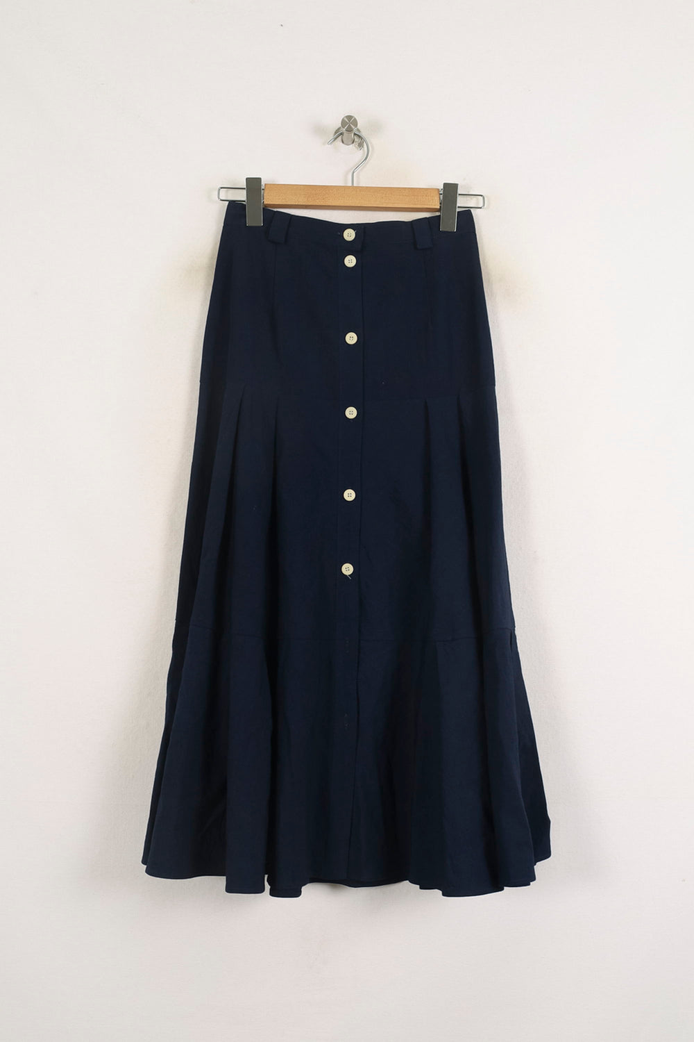 Jupe Longue Bleue - Taille S/36 de la marque Ines de la Fressange Paris | PARAD76414 - Vendu par Paradigme - Image 2