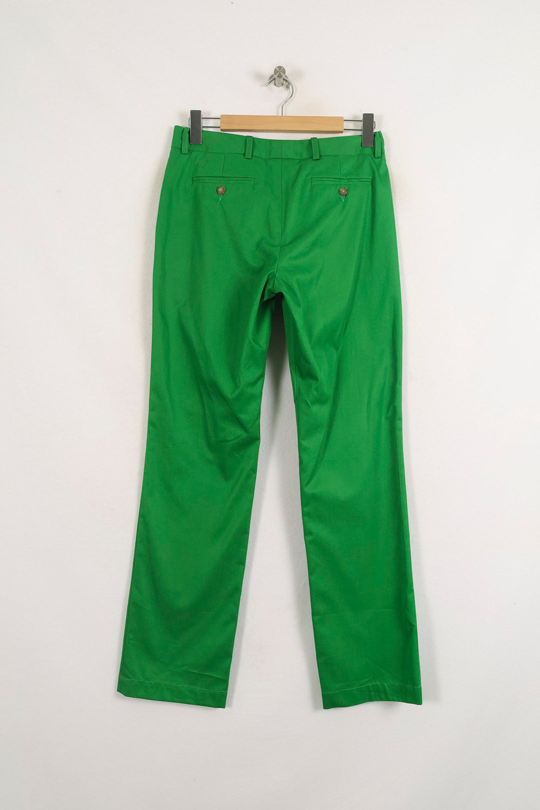 Pantalon Droit Vert - Taille M/38 de la marque Ines de la Fressange Paris | PARAD76417 - Vendu par Paradigme - Image 4
