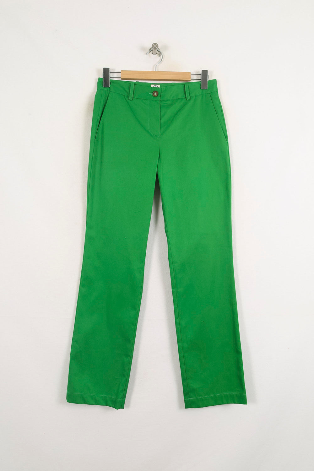 Pantalon Droit Vert - Taille M/38 de la marque Ines de la Fressange Paris | PARAD76417 - Vendu par Paradigme - Image 2