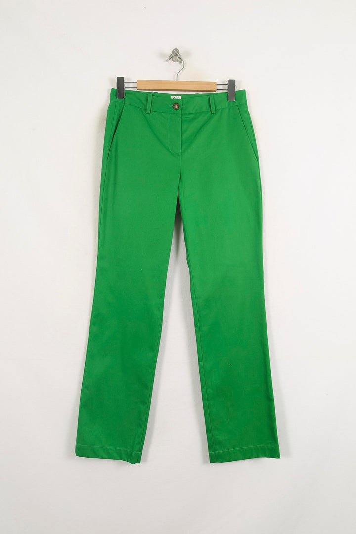 Pantalon Droit Vert - Taille M/38 de la marque Ines de la Fressange Paris | PARAD76417 - Vendu par Paradigme - Image 2