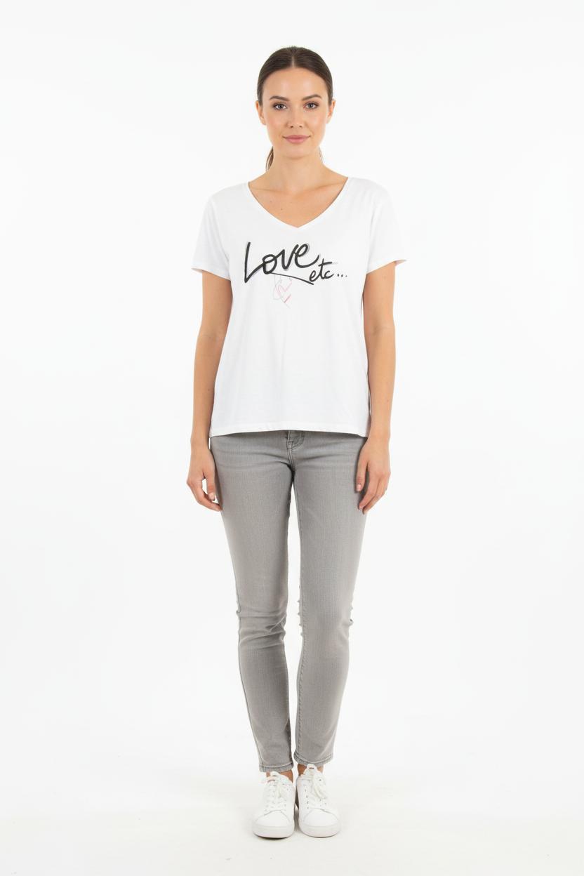 Tee-shirt Blanc - Taille XL/42 de la marque IKKS | PARAD76429 - Vendu par Paradigme - Image 1