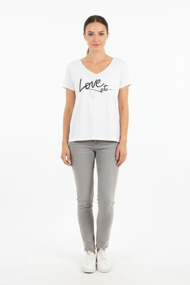 Tee-shirt Blanc - Taille XL/42 de la marque IKKS | PARAD76429 - Vendu par Paradigme - Image 1