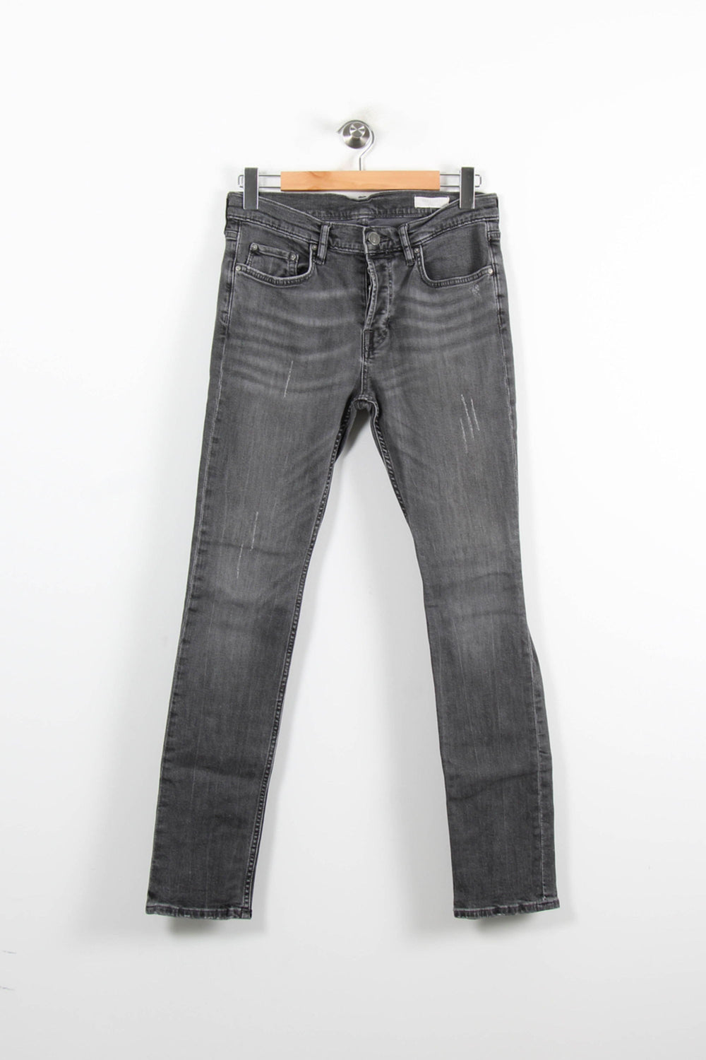 Jean Slim Gris - Taille M/38 de la marque All Saints | PARAD76434 - Vendu par Paradigme - Image 2